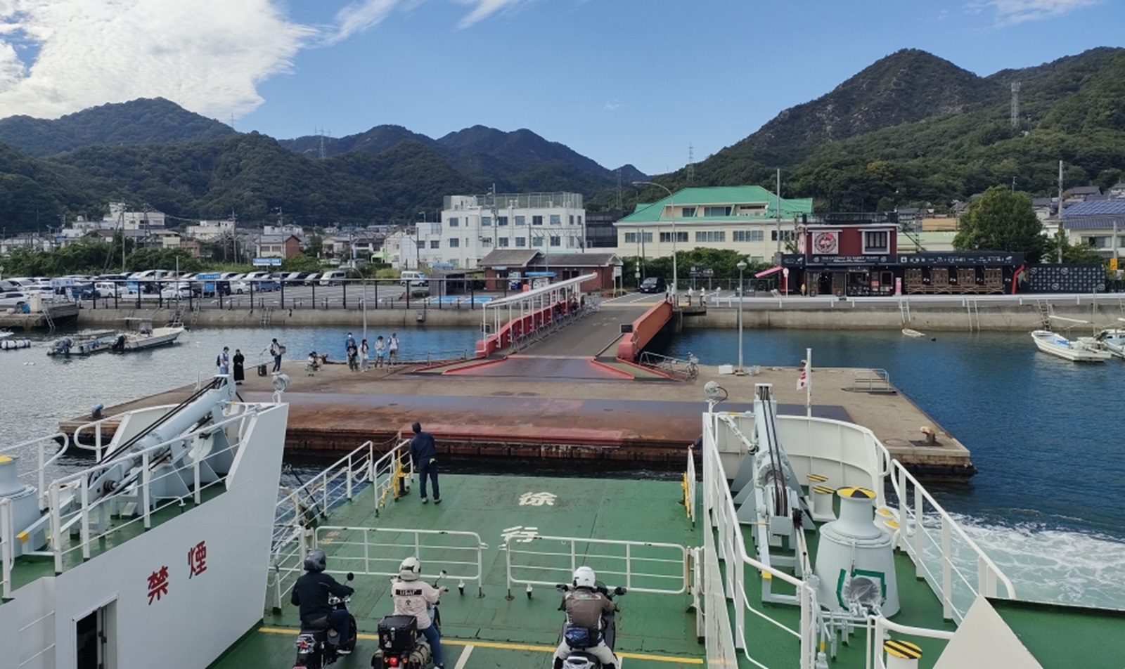 広島県竹原市忠海港